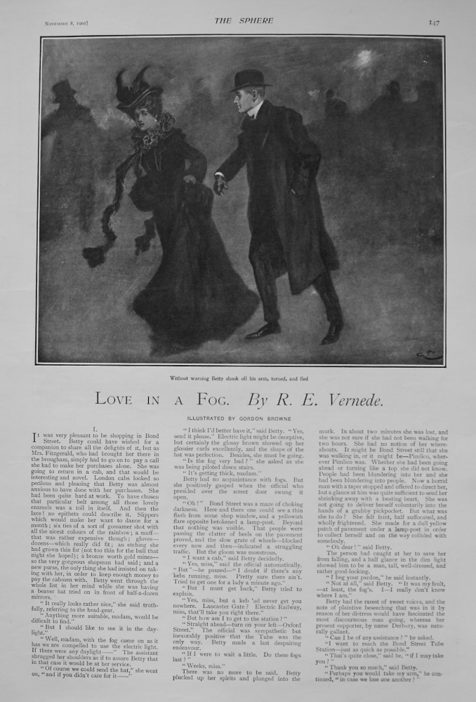 Love in the Fog. By R. E. Vernede. (Short Story) 1902