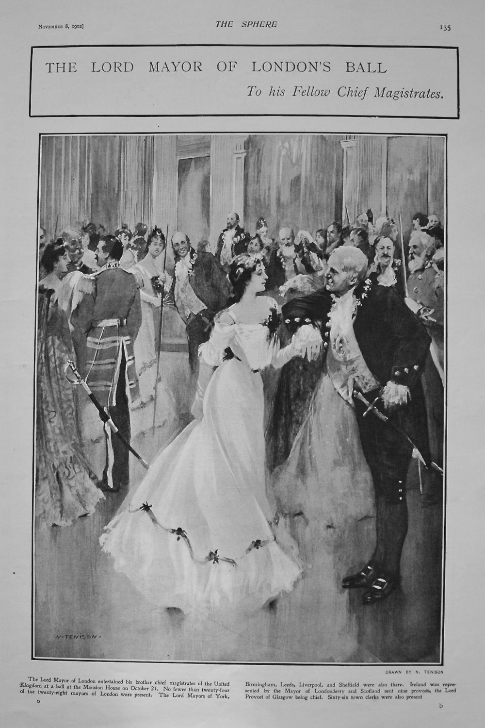 The Lord Mayor of London's Ball. 1902