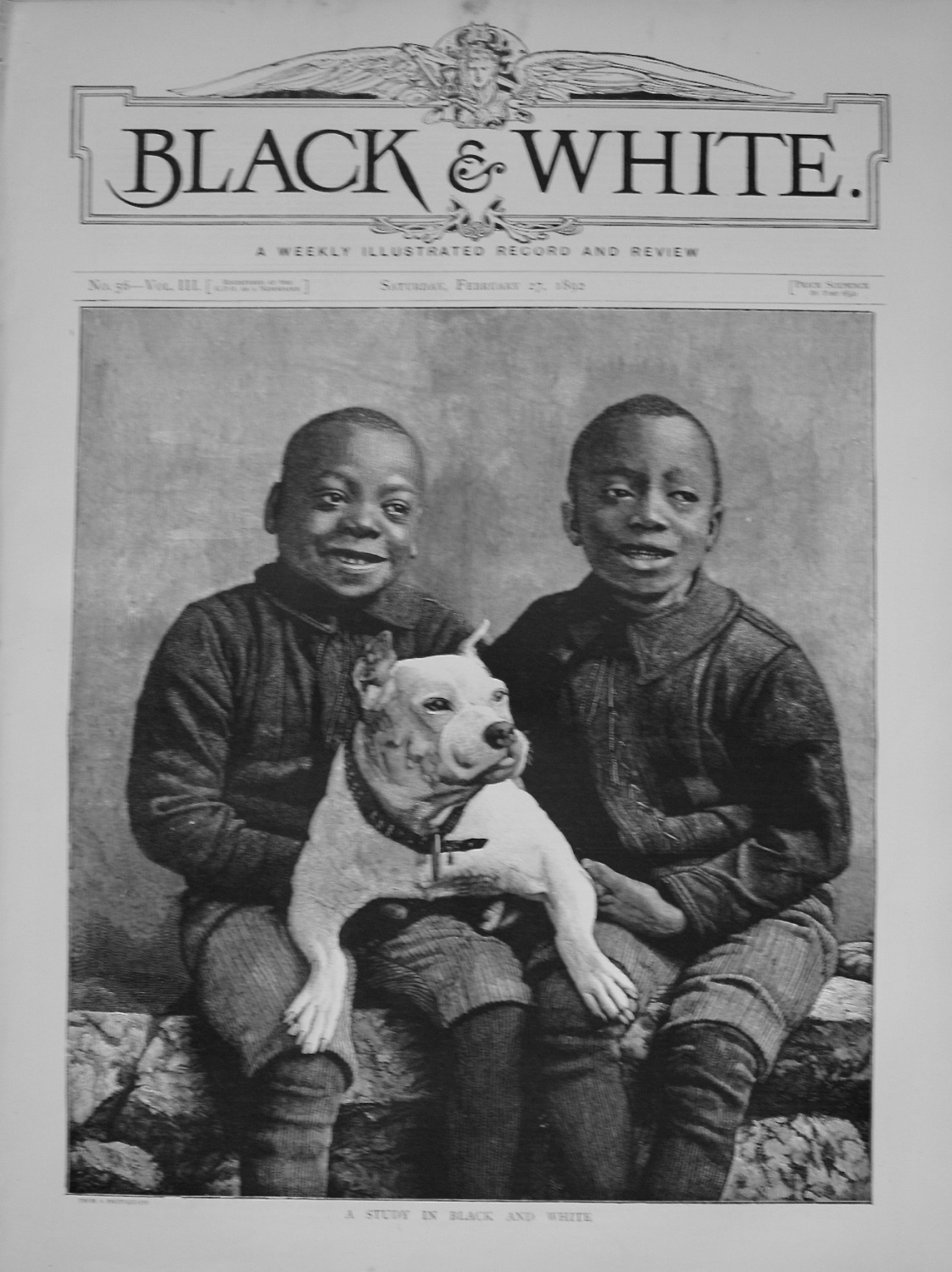 Black & White. February 27th, 1892.