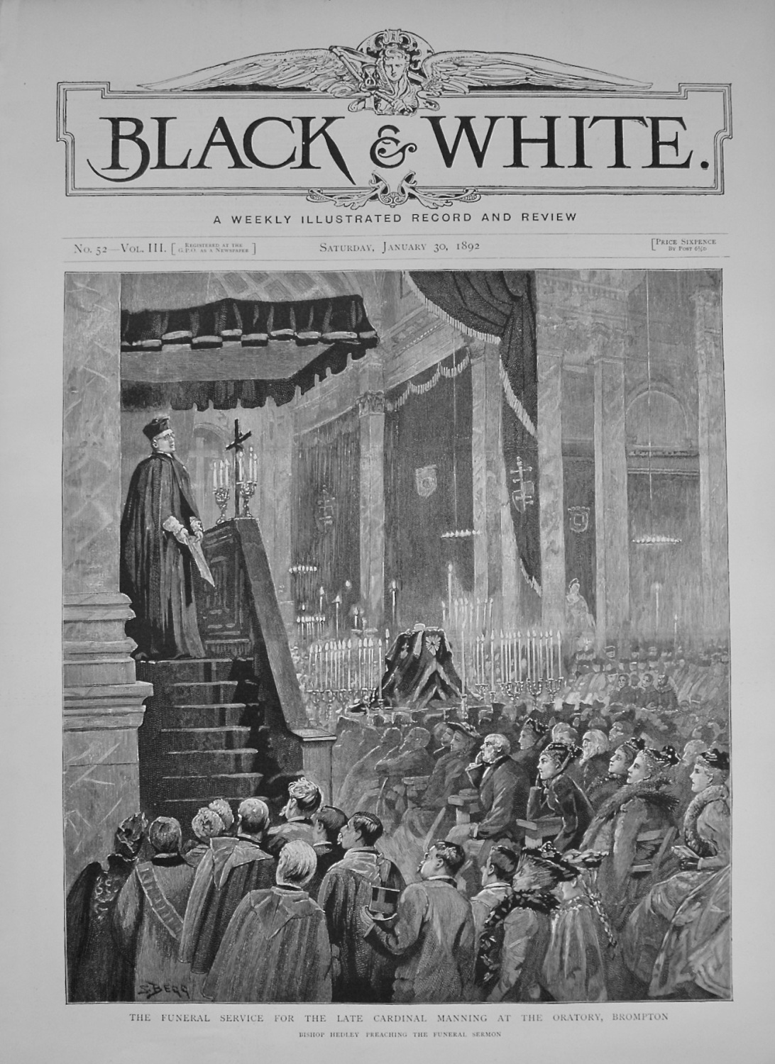Black & White. January 30th, 1892