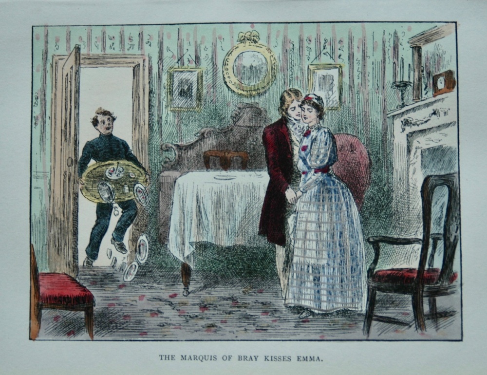 The Marquis of Bray Kisses Emma. 1888.