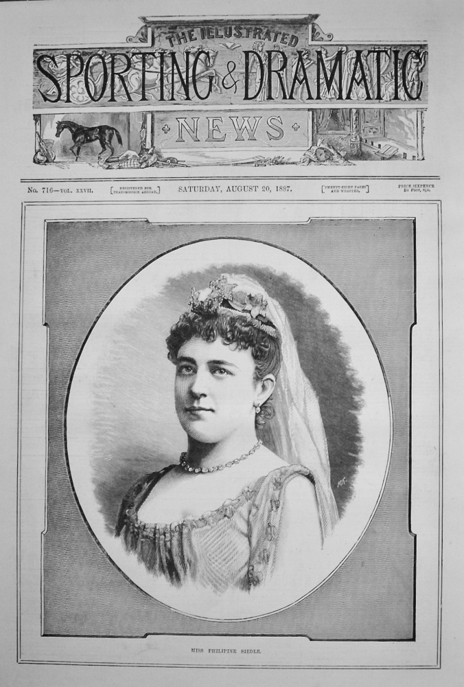 Miss Philipine Siedle. 1887