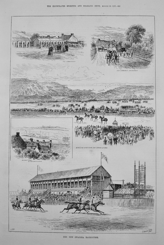 The New Swansea Racecourse. 1887