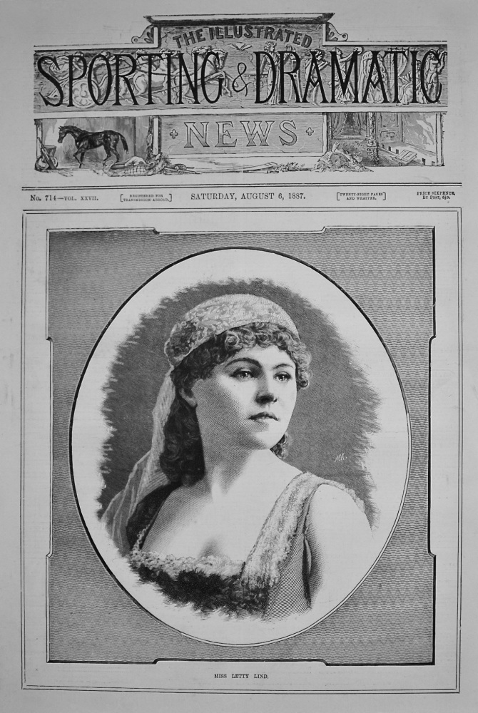Miss Letty Lind. 1887