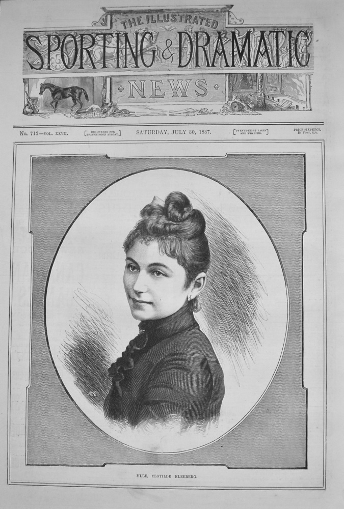 Mlle. Clotilde Kleeberg. 1887