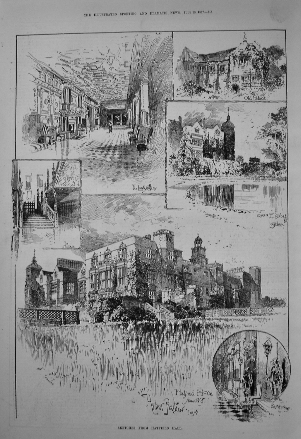 Sketches from Hatfield Hall. 1887