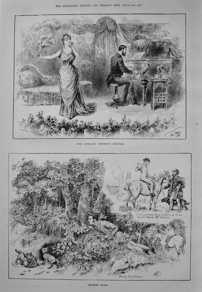 Miss Adelaide Detchon's Recitals. 1887