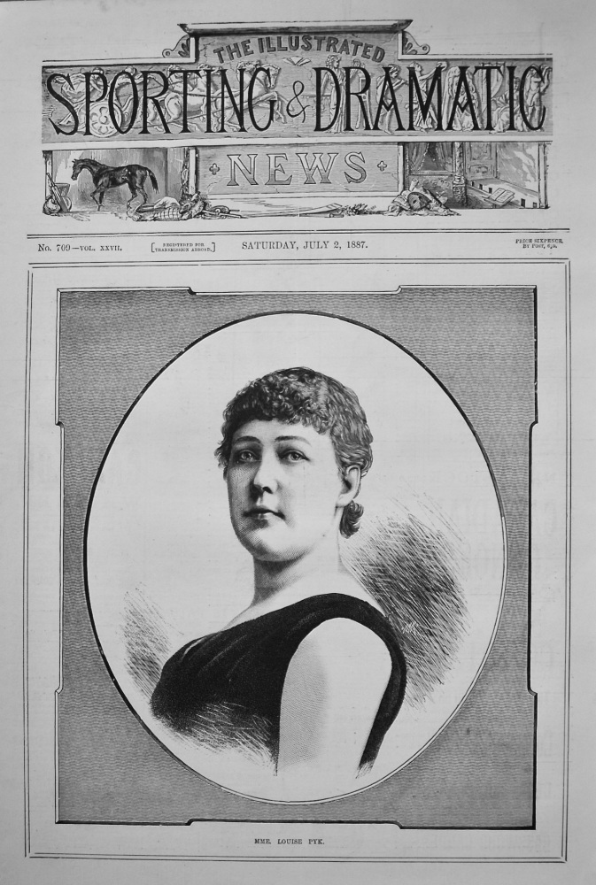 Mme. Louise Pyk. 1887