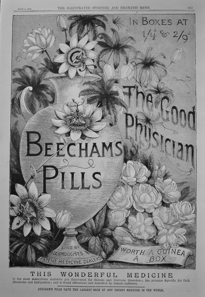 Beecham's Pill's. 1887
