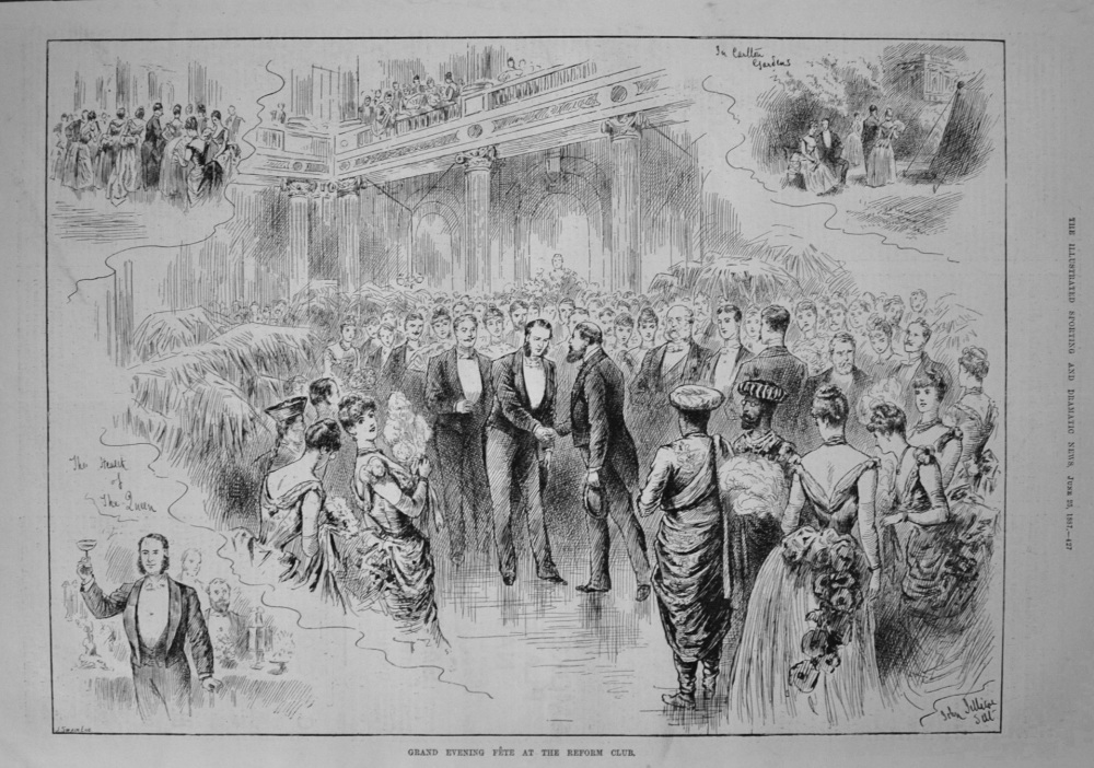 Grand Evening Fete at the Reform Club. 1887