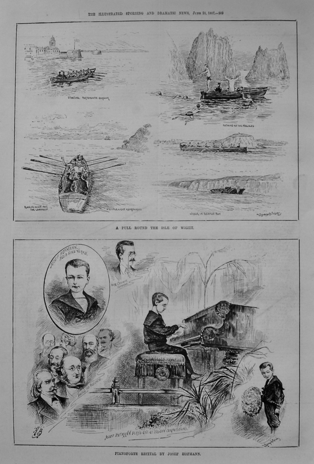 Pianoforte Recital by Josef Hofmann. 1887