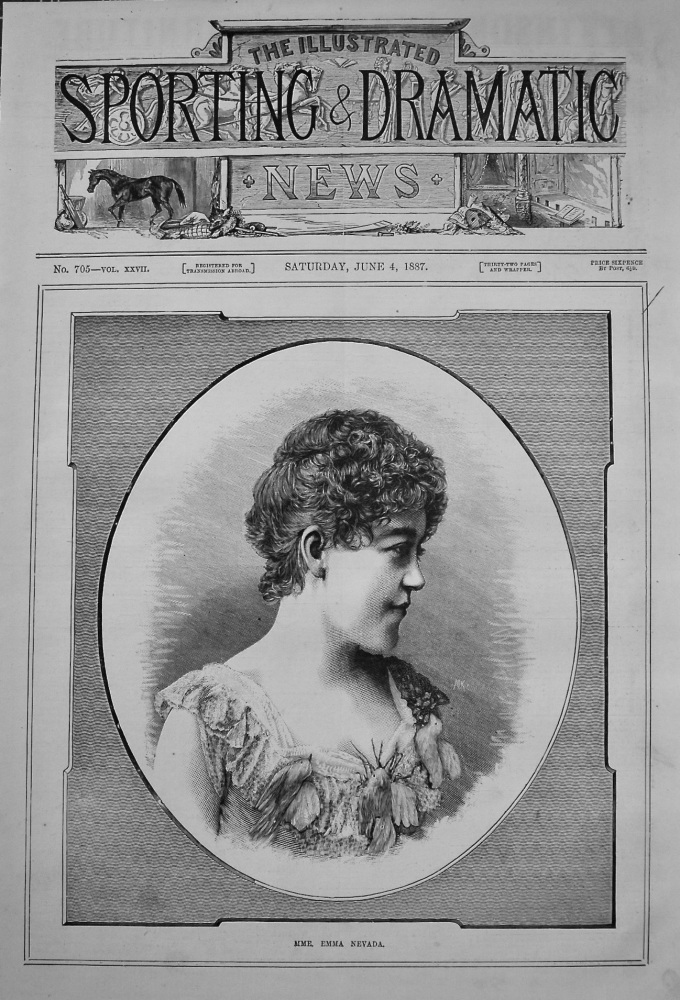 Mme. Emma Nevada. 1887
