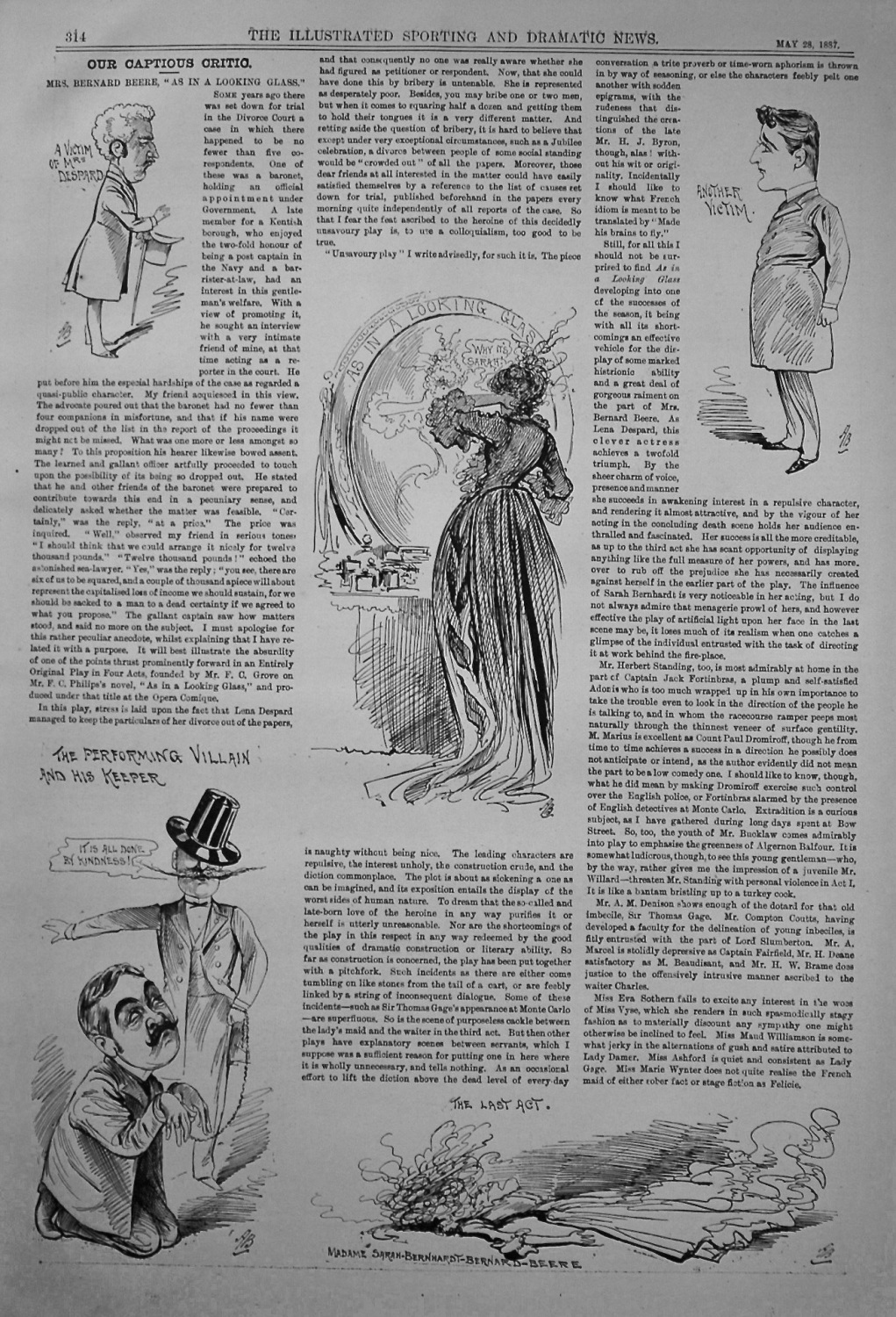 Our Captious Critic. - Mrs. Bernard Beere, 