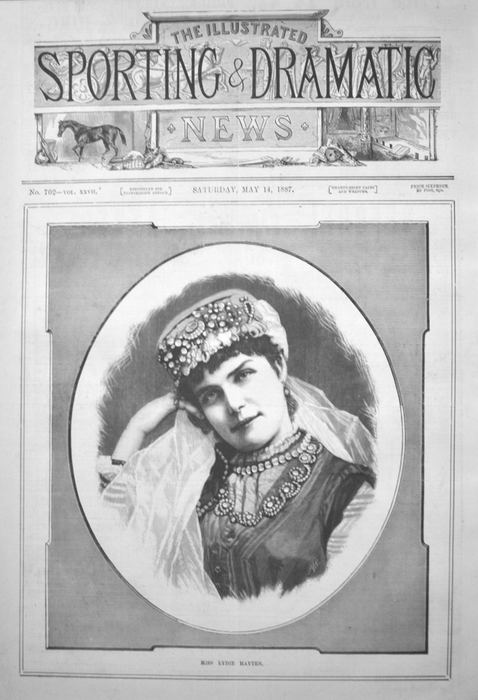 Miss Lydie Hayten. 1887