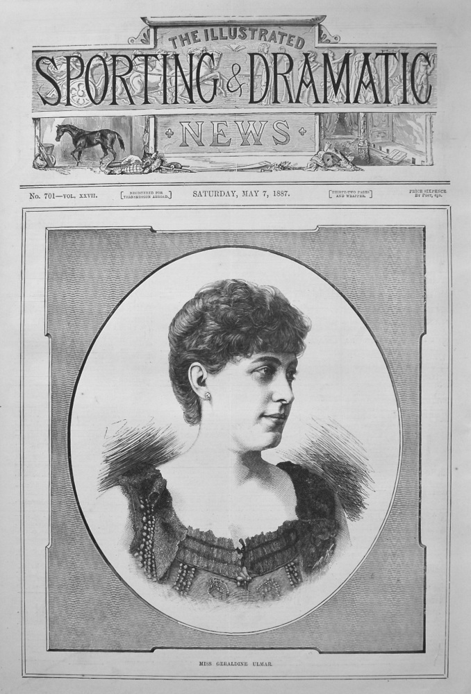 Miss Geraldine Ulmar. 1887
