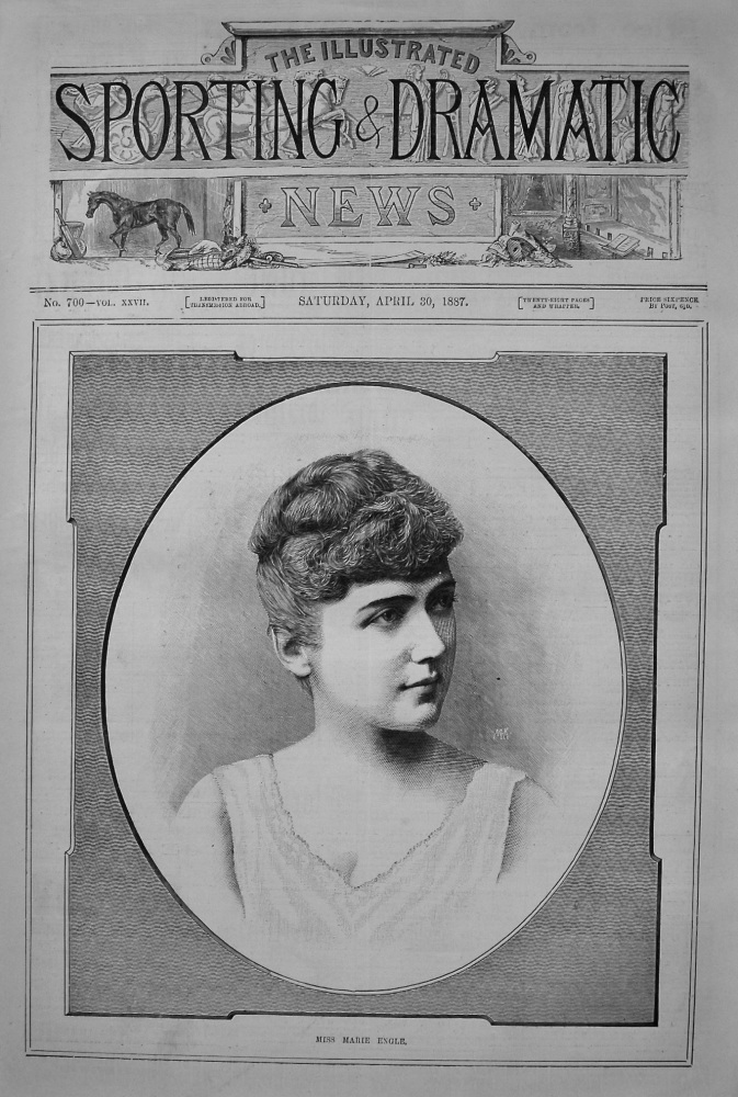 Miss Marie Engle. 1887