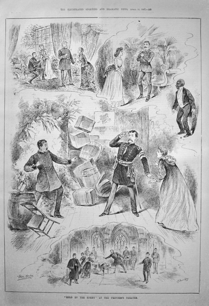 "Held by the Enemy" at the Princess's Theatre. 1887