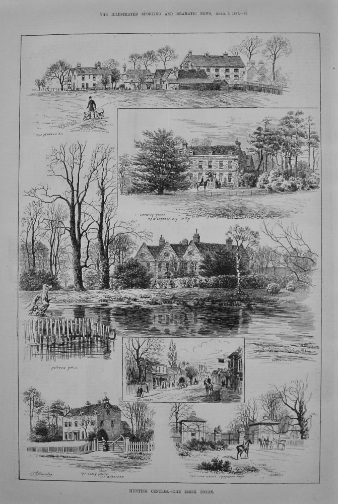 Hunting Centres.- The Essex Union. 1887