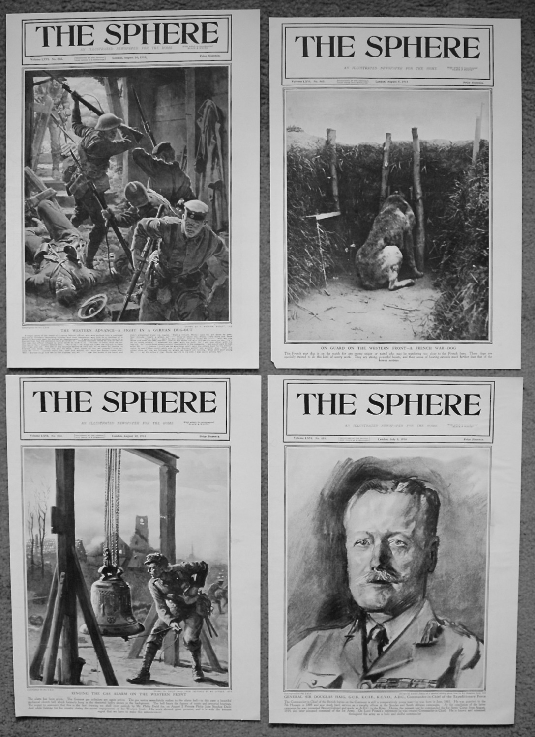 The Sphere. (Front Pages.) 1916.