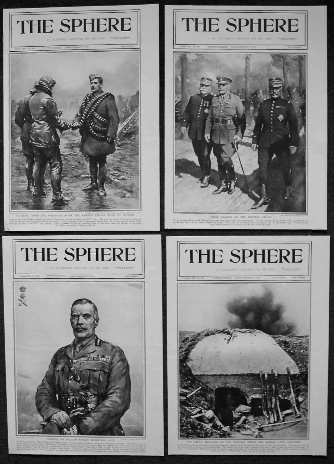 The Sphere. (Front Pages) 1916