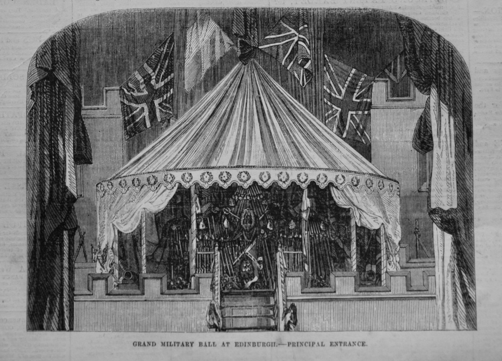 Grand Military Ball at Edinburgh. 1855