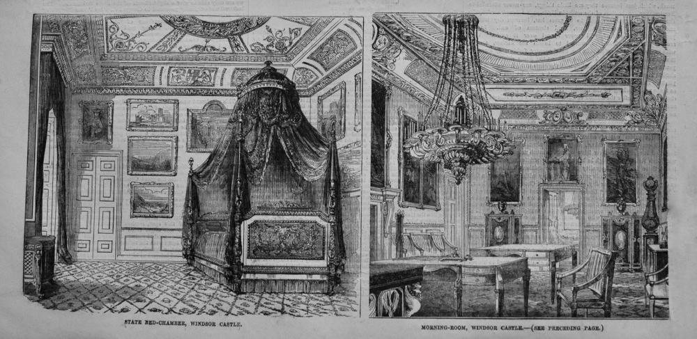 State Bed-Chamber, Windsor Castle. 1855