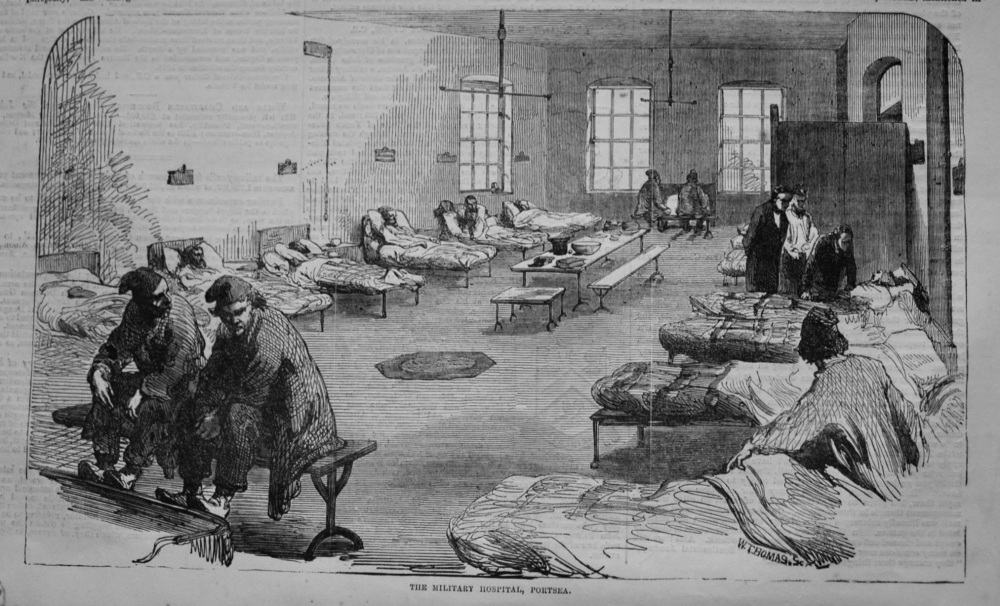 The Military Hospital, Portsea. 1855