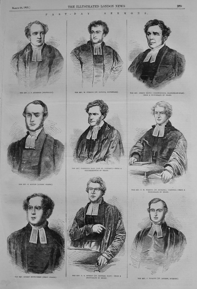 Fast-Day Sermons. 1855
