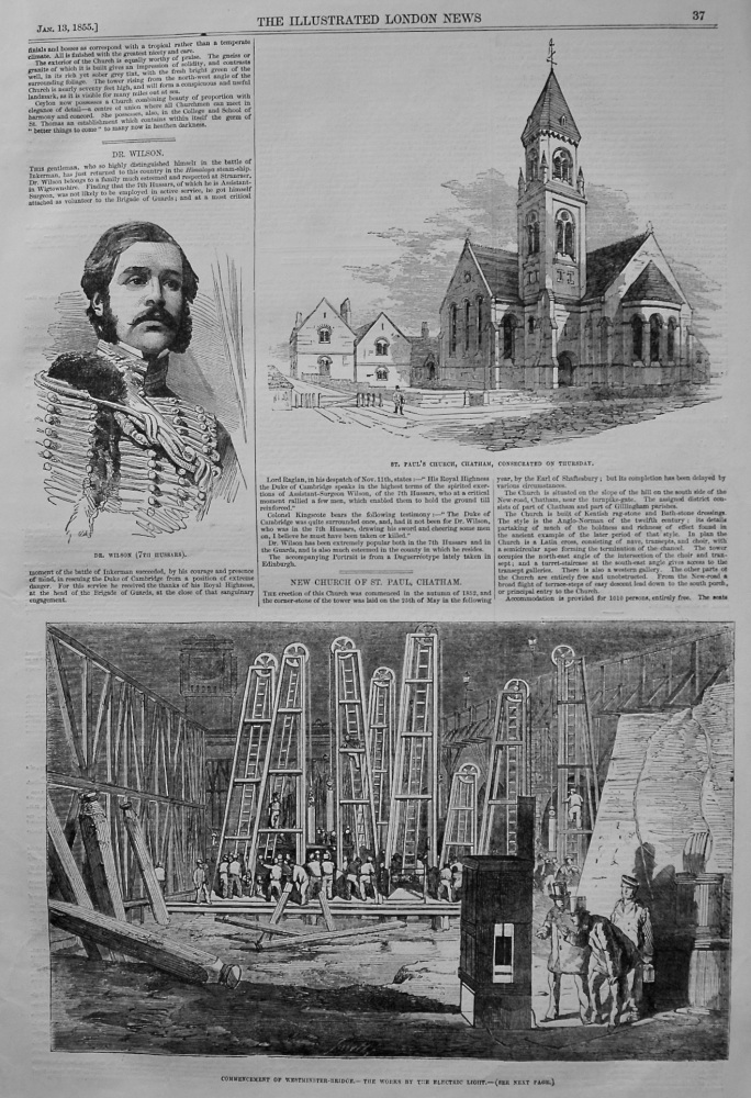 New Church of St. Paul, Chatham. 1855