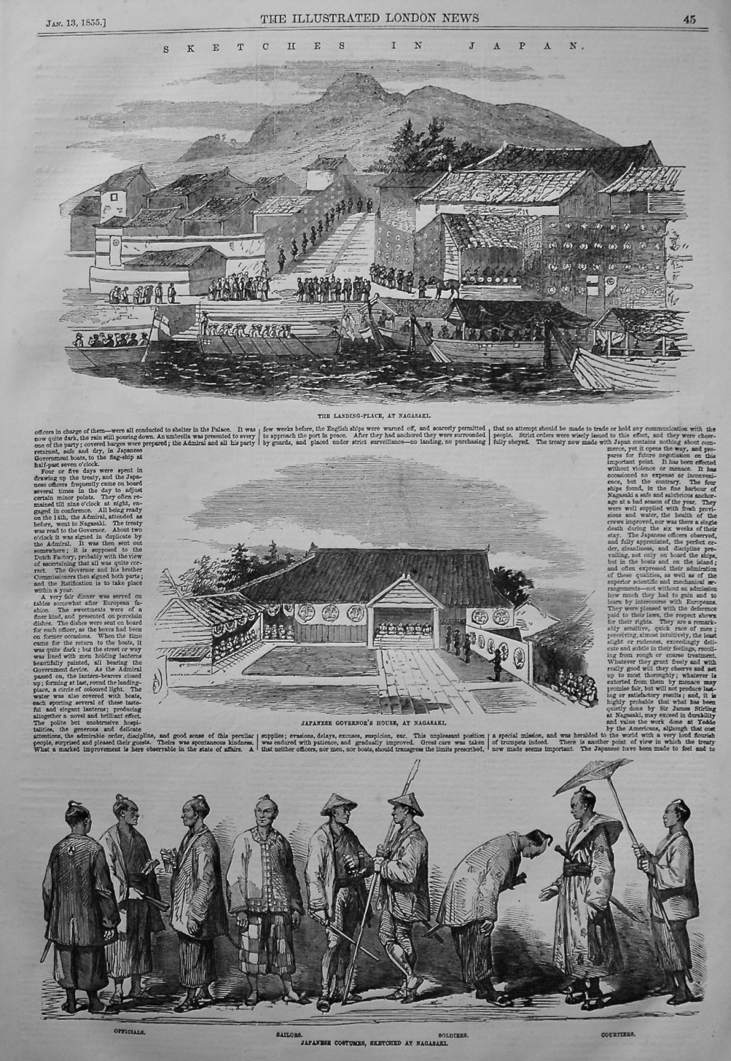 Sketches in Japan. 1855