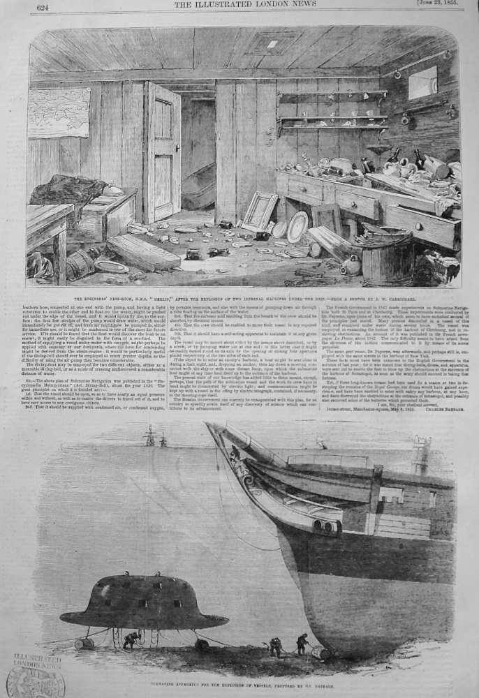 Submarine Navigation. 1855