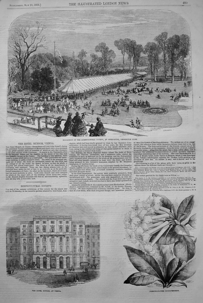 Horticultural Society. 1855