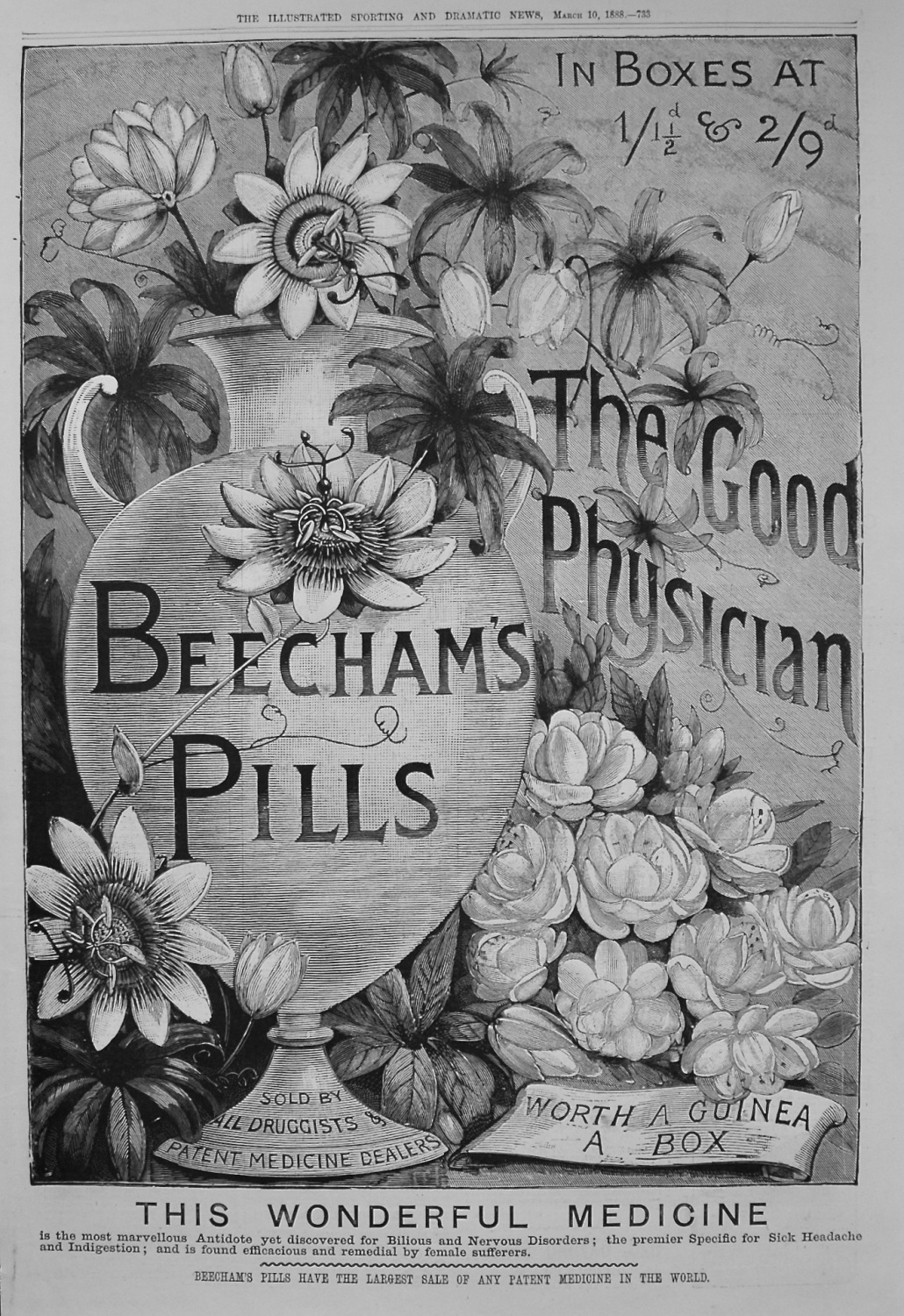 Beecham's Pill's. 1887