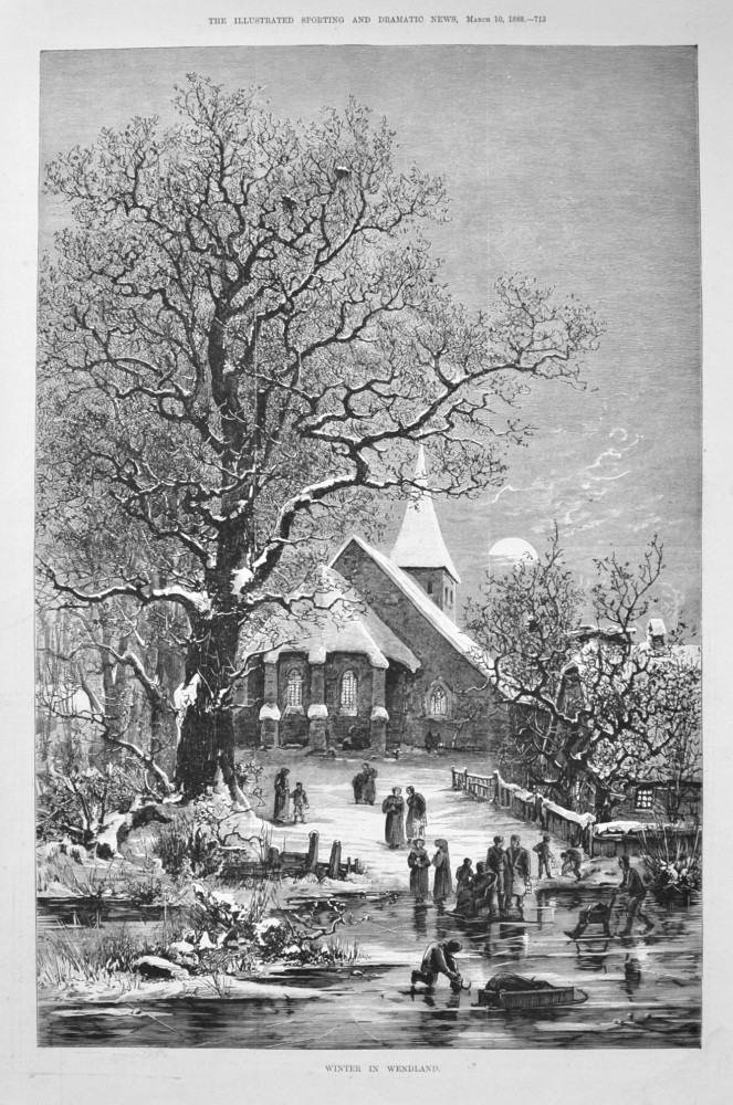 Winter in Wendland. 1888.