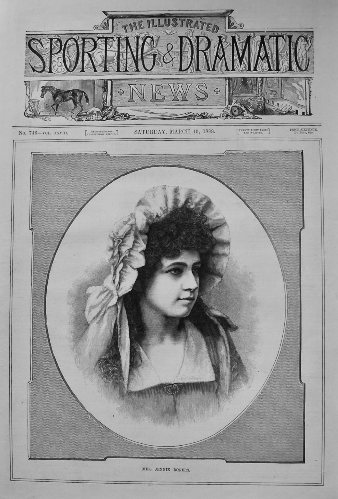 Miss Jennie Rogers. 1888