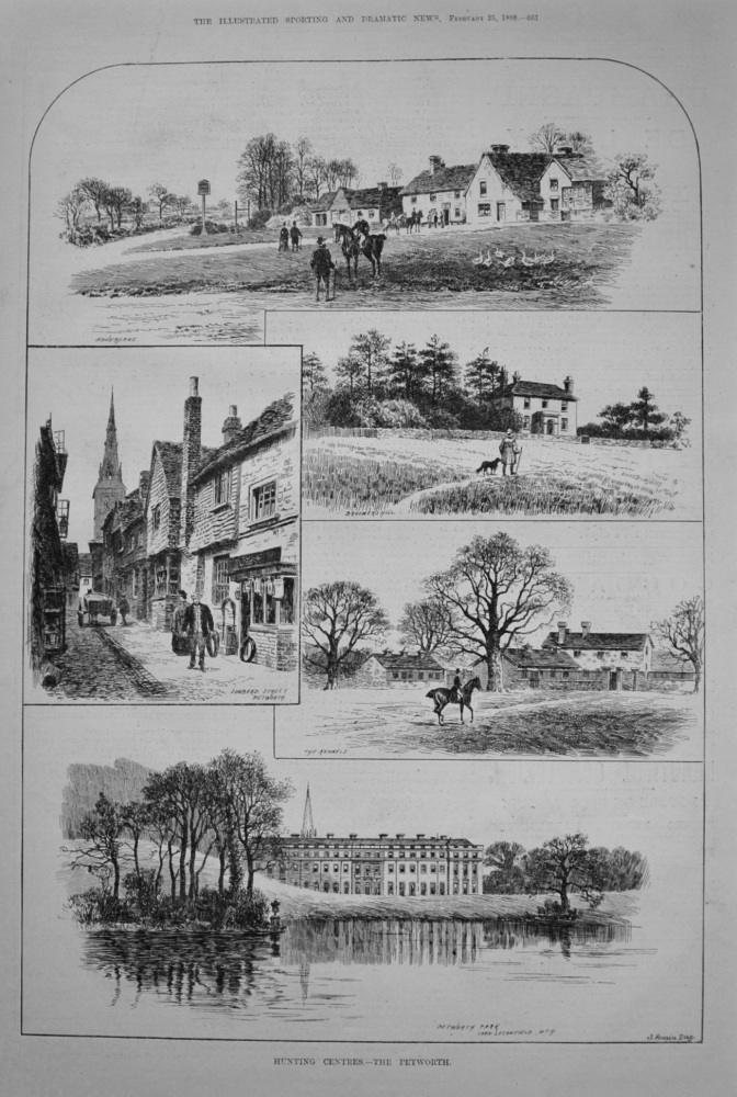 Hunting Centres.- The Petworth. 1888