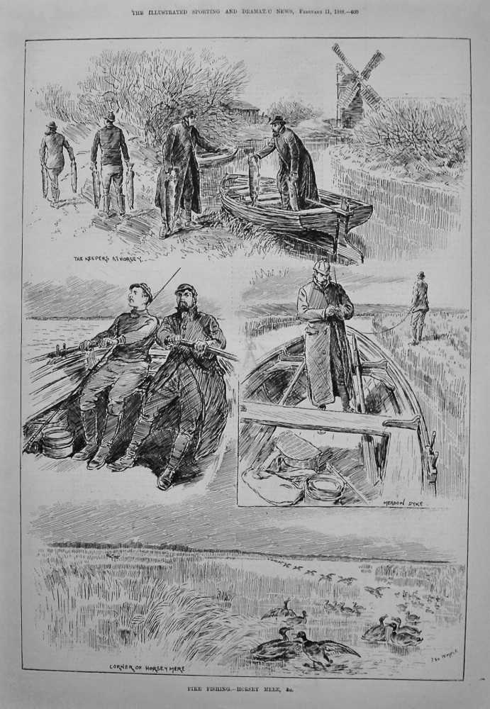 Pike Fishing.- Horsey Mere, &c. 1888