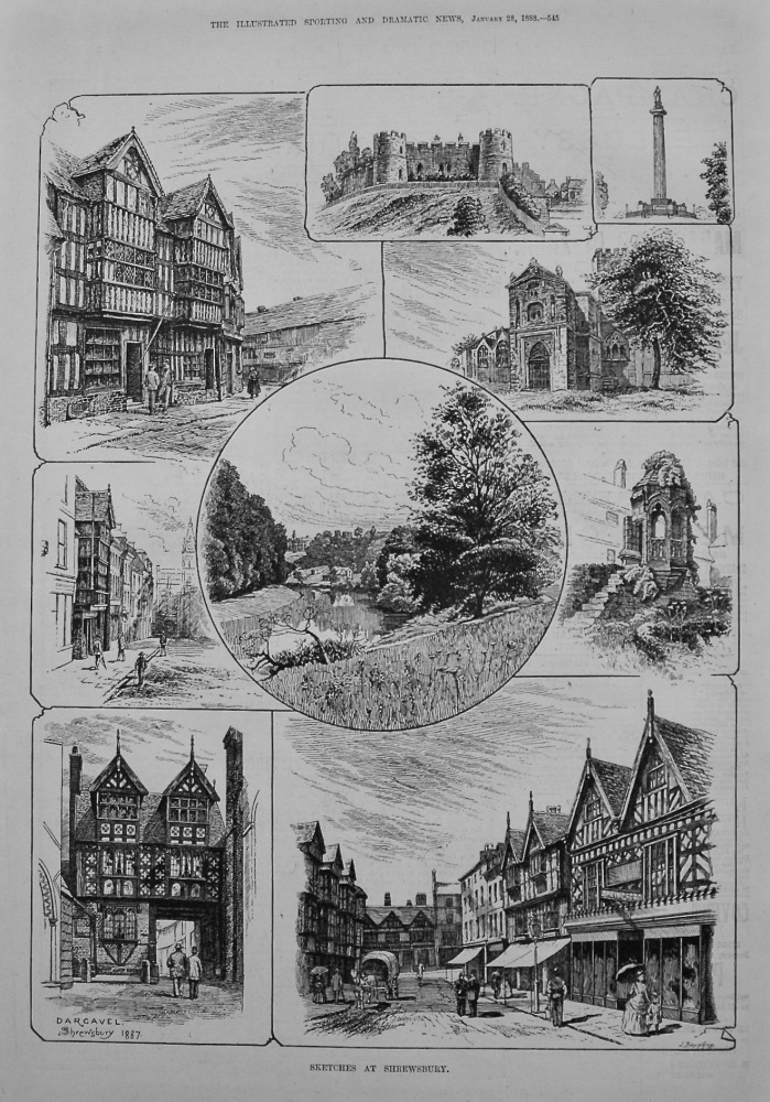 Sketches at Shrewsbury. 1888