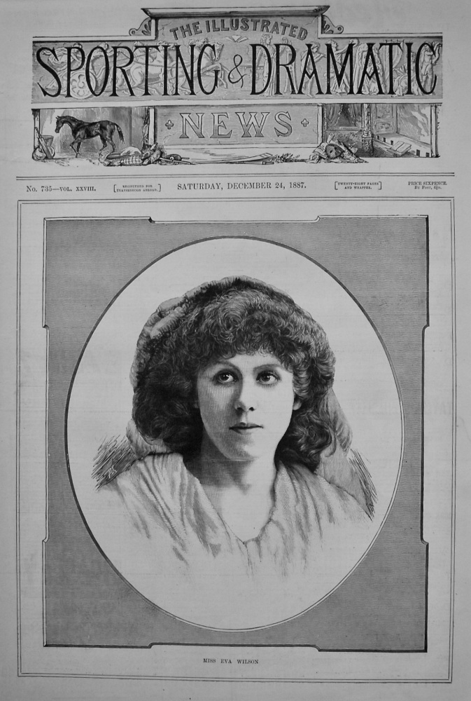 Miss Eva Wilson. 1887