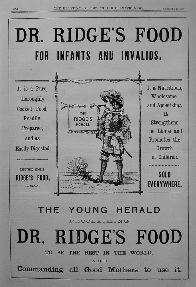 Dr. Ridge's Food. 1887