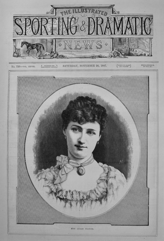 Miss Lilian Francis. 1887