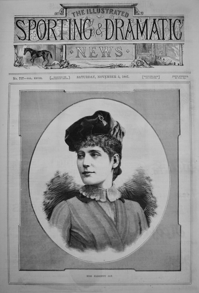 Miss Harriett Jay. 1887