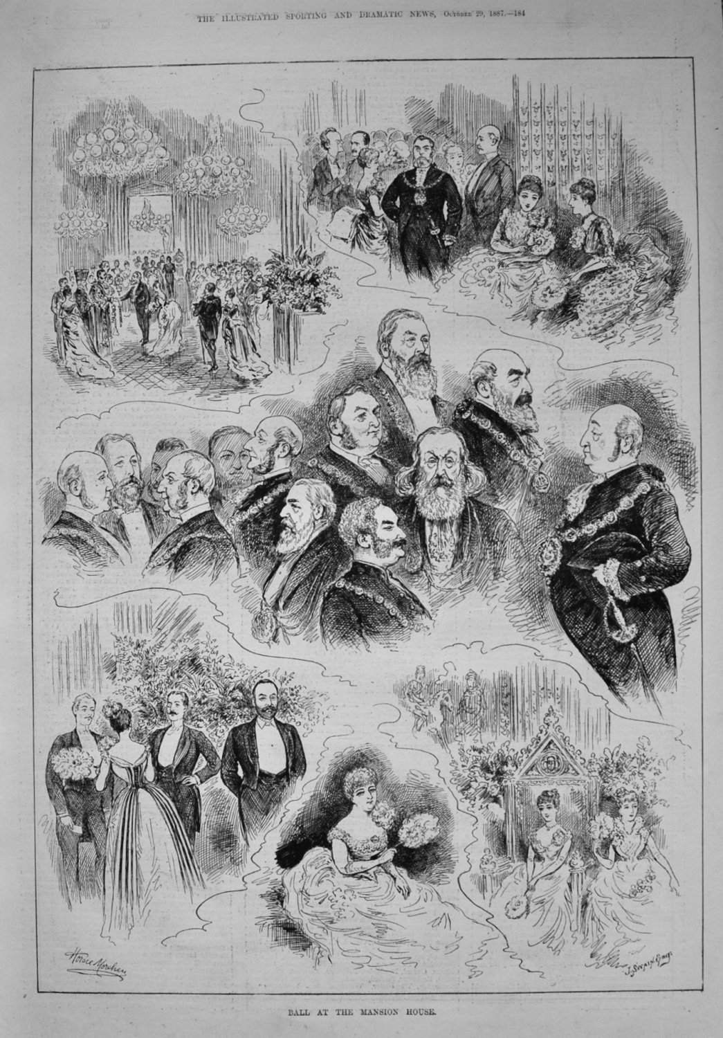 Ball at the Mansion House. 1887