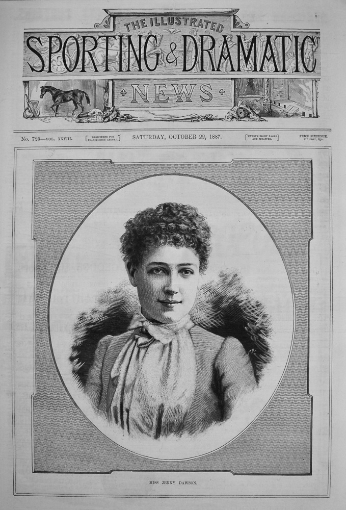 Miss Jenny Dawson. 1887