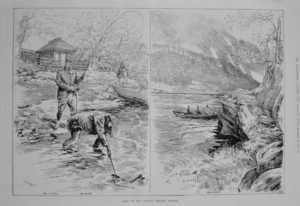 Last of the Salmon Fishing Season. 1887