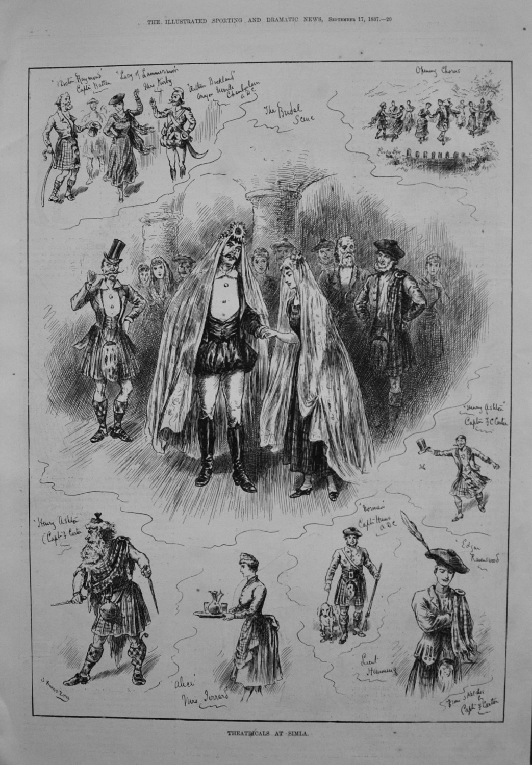 Theatricals at Simla. 1887