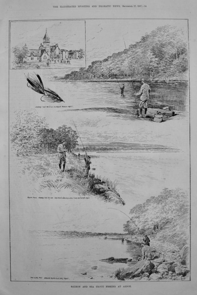 Salmon and Sea Trout Fishing at Ardoe. 1887