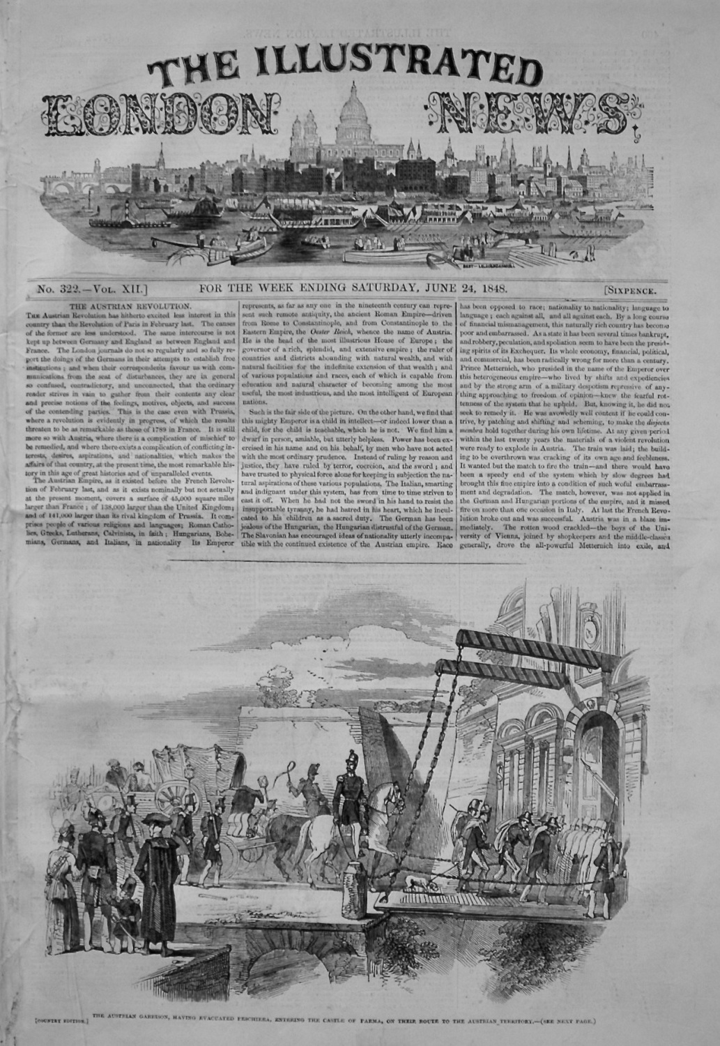 Illustrated London News. June 24th, 1848.