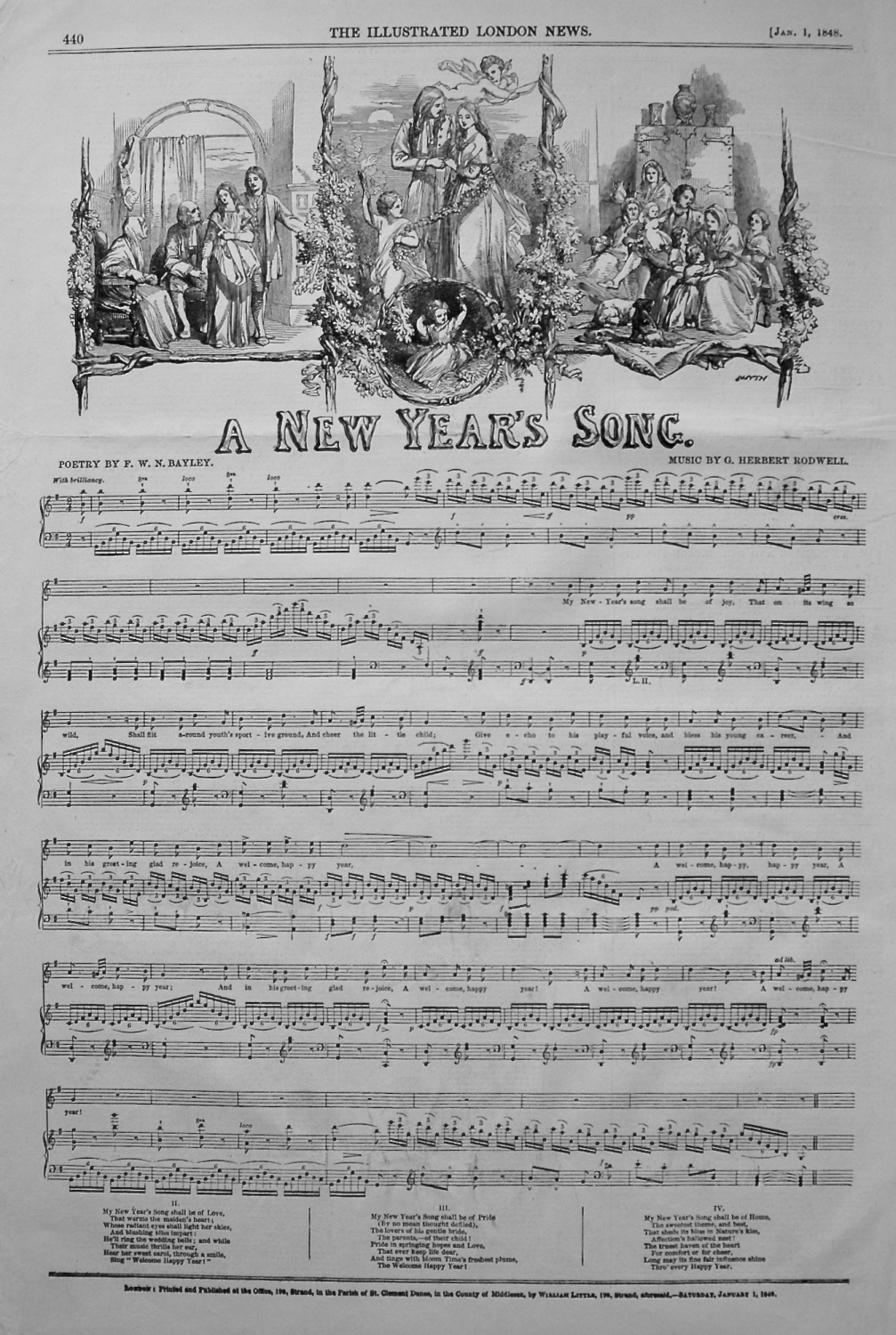 A New Year's Song. 1848