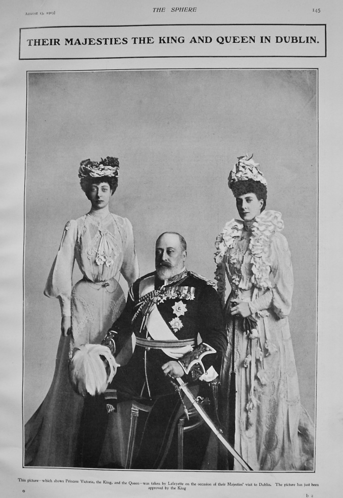 Their Majesties the King and Queen in Dublin. 1903